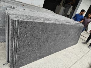 Polished Steel Grey Lapatro Granite, Shape : Rectangle