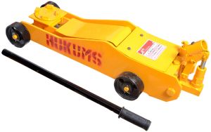 Hukums 3 Ton Capacity Hydraulic Trolley Jack For Garage and Workshop - 430 Mm Maximum Lifting Height