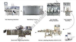 Dry Powder Vial Packaging Line, Packaging Type : Wooden Box