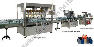 Harikrushna Machines Automatic Electric Lubricant Oil Packaging Line