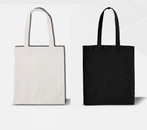 Cotton. Tote Hand Bags, Technics : Machine Made