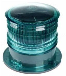 2NM Green Marine Solar Navigation Light