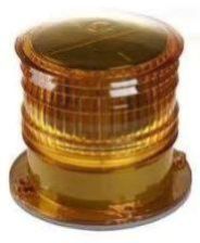 2NM Yellow Marine Solar Navigation Light