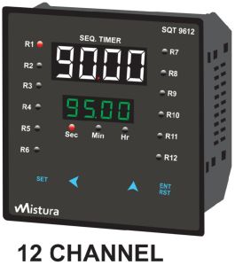 8-channel Digital Sequential Timer For Industrial, Laboratory, Institute