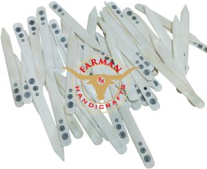 White Buffalo Bone Folder, Packaging Size : Plastic Packet