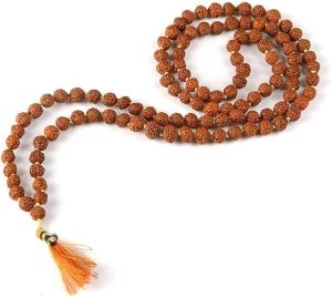 Rudraksha Seed Prayer Beads Wrist Mala Size 9 Mm