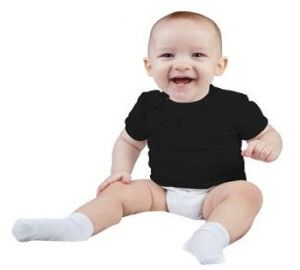 Plain Cotton Round Infant T-shirt, Gender : Boy