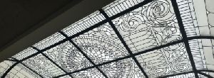 Stained Glass Antique Black Skylight