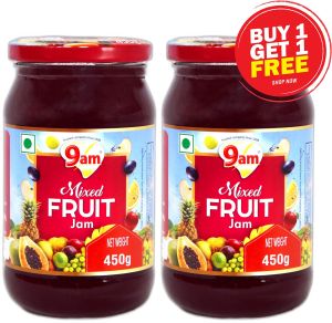 9am Pack Of  2 Mixed Fruit Jam