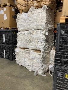 White Baled PP Jumbo Bags Scrap