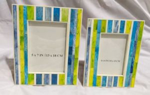 Colorful Bone Chip and MDF Photo Frame