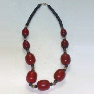 Horn Resin Beaded Necklace, Packaging Type : Plastic Packet, Plastic Box