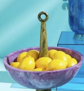 Resin Fruit Bowl For Gift Purpose, Home