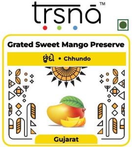 Trsna Sweet Grated Mango Chutney, Packaging Type : Glass Bottle, Pet Jar