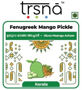 Trsna Fenugreek Mango Pickle, Packaging Size : 400gm, 5 Kg