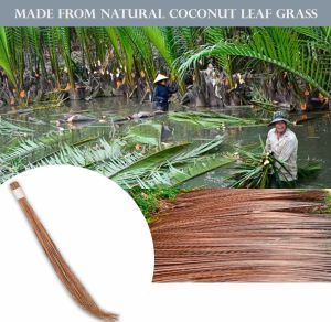 M.s Natural Coconut Broom Stick For Cleaning