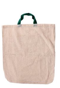 Plain Handmade Cotton Carry Bag For Shopping