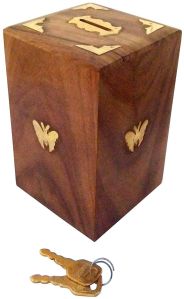 Wooden Money Bank / Money Box