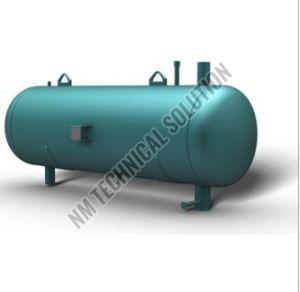 Green Mild Steel Pressure Vessel Tank