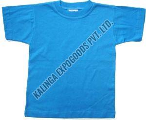 Cotton Boys Plain T Shirt M, Xl