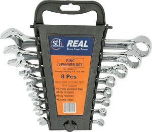 Combination Open Ring End Spanner Set