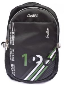 Black Onstars Travel Backpack Bag