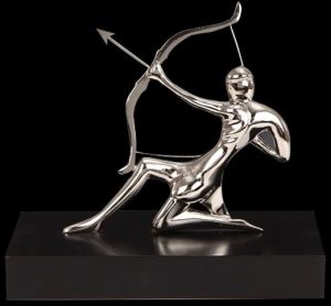 3D Human Figurine Holding Dhanushya Arrow In Hand – Me 1123