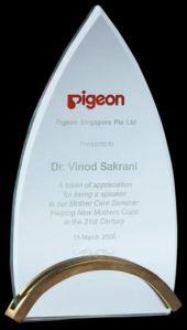 Glass Plaque For Corporate Events &AMP;ndash; PM5019