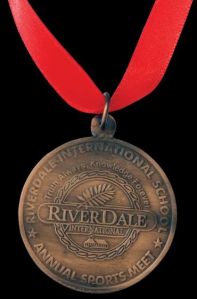 Sports Embossed Bronze Medal With Ribbon &AMP;ndash; MB4007