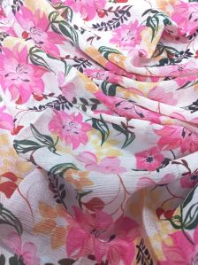 Best Floral Print On Chinon Fabric