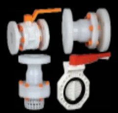 Polypropylene Flanged Ball Valves, Color : White