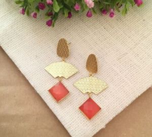 Trishala Golden Earrings