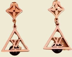 Rose Gold Plated Stainless Steel Earrings For Women &AMP;AMP; Girls
