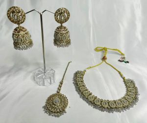 Round Neck Antique Necklace Set By Kalakriti Gallery