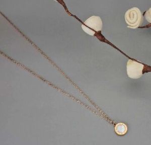 Zevarly Charvi Rose Gold Anti Tarnish Pendant