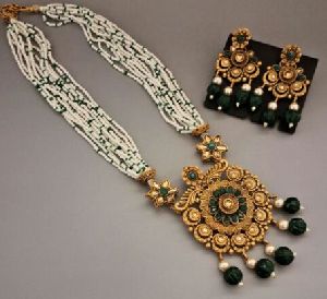 Zevarly Pooja Temple Gold Necklace