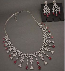 Zevarly Radhika Ad Necklace Set