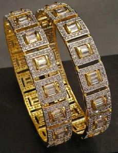 Zevarly Regal American Diamond Bangles