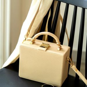 Trunk  Ivory Colour Woman Box Bags