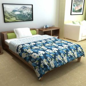 Aesthetic Floral AC Quilt Single Bed Comforter