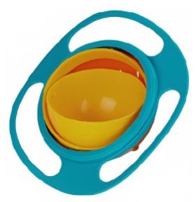 Rotational Spill Proof Food Bowl For Baby