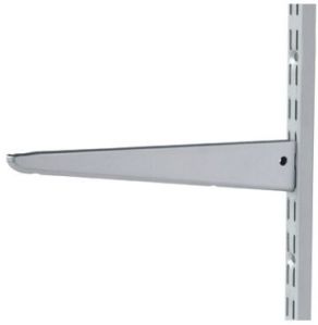 Mild Steel Double Slotted Channel, Color : White For Display Racks