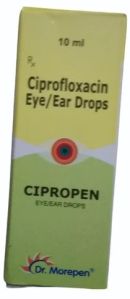 Cipropen Eye And Ear Drops, Composition : Ciprofloxacin, Packaging Type : Bottle, Packaging Size : 10 Ml