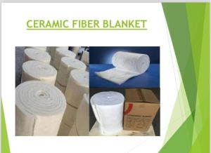 Plain Ceramic Fiber Blanket, Color : White, Density : 64 Kg/m2