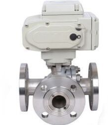 Electric Actuated Three Way Ball Valve