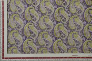 Multicolor Paisley Printed Cotton Muslin Fabric