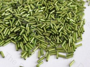 Silverline Peridot Beads