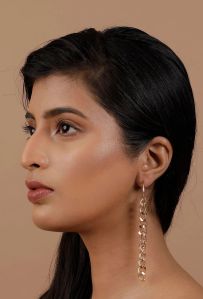 Zaina Copper Chained Women Earrings