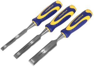 Goodyear 3 Pcs. Wood Chisel Set With Striking Head