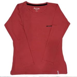 Active Sports Ladies Red T Shirt 6716